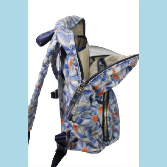 Tumi Voyageur Halle Backpack Moroccan Mosaic Tile Blue - Picture 4 of 13